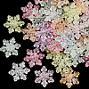 50Pcs Transparent Crackle Acrylic Beads OACR-SP0002-07-7
