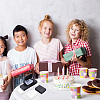 DELORIGIN 30Pcs 2 Colors Kraft Paper Gift Box CON-DR0001-05-6