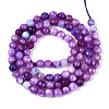 Dyed Natural White Jade Beads Strands G-T139-4mm-60-11-2