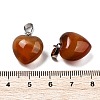 Natural Carnelian Pendants G-J386-H19-P-3