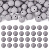 50Pcs Food Grade Eco-Friendly Silicone Beads SIL-TA0002-89B-1