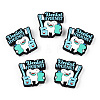 Cartoon Tooth Silicone Beads SIL-N005-07B-1