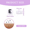 500Pcs Acrylic Horizontal Hole Letter Beads OACR-YS0001-03E-3