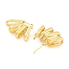 Rack Plating Brass Hollow Oval Hoop Earrings EJEW-P240-10G-2