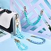 4Pcs 4 Colors Acrylic & Plastic Chain Bag Handles AJEW-BM0001-11A-4