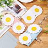  3Pcs Portable PU Imitation Leather Glasses Bag AJEW-NB0003-35-4