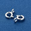 Brass Spring Ring Clasps X-KK-G479-01B-S-2