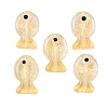 Handmade Foil Lampwork Fish Beads FOIL-Z001-01K-1
