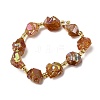 Electroplated Raw Rough Natural Amethyst Beads Strands G-Z131-J02-05-3