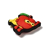 Fruit Superman Food Grade Eco-Friendly Silicone Focal Beads SIL-Q021-01E-2