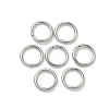 Tarnish Resistant 304 Stainless Steel Open Jump Rings X-STAS-Q186-02-6x0.8mm-1