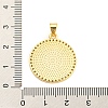 Brass with Cubic Zirconia Pendants X-KK-K332-16A-G-01-3