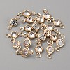 Alloy Clear Cubic Zirconia Connector Charms FIND-WH0128-11C-KCG-2