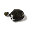 Natural Mixed Stone Perfume Bottle Pendants G-P470-01P-4