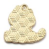 Printed Alloy Pendants ENAM-L042-04G-08-2