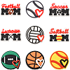 18Pcs 9 Styles PVC Plastic Beads FIND-SC0011-81-1
