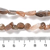 Natural Black Sunstone Beads Strands G-P497-01C-16-5