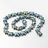 Electroplate Non-magnetic Synthetic Hematite Bead Strands G-F300-52A-07-2