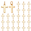 20Pcs Brass Pendants ZIRC-ME0003-73-1