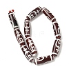 Rice Shape Tibetan Style dZi Beads Strands G-A269-A07-01-3