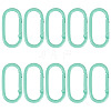 10Pcs Alloy Spring Gate Rings FIND-TA0009-25M-1