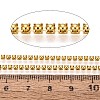 Iron & ABS Plastic Imitation Pearl Tennis Chains CH-Q006-01A-01-3