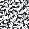 100Pcs Silver Color Plated Acrylic Linking Rings SACR-CJ0001-31-3
