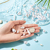 80Pcs 8 Styles ABS Plastic Pearl Pendants FIND-TA0010-50-7