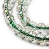 Electroplate Glass Beads Strands EGLA-K014-A-FR06-3