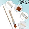 4Pcs 2 Styles Nylon Bristle Paint Brush AJEW-GF0012-96-6