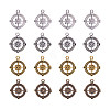 Tibetan Style Alloy Pendants TIBEP-PH0004-97-1