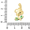 Brass Enamel Pendants KK-S507-20G-3