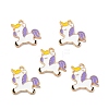 Alloy Enamel Pendants ENAM-M052-07G-C-4