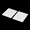 Smiling Face Paper Earrings Necklace Display Cards FIND-T072-01A-2