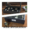 Flocking Cloth Jewelry Watch Displays BDIS-WH0004-02-6