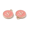(Defective Closeout Sale Border damaged) Golden Plated Alloy Enamel Charms LS-ENAM-XCP0001-20S-3
