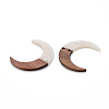 2-Hole Resin & Walnut Wood Buttons RESI-S389-080-B03-3