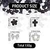 150G Transparent & Opaque Acrylic Beads TACR-SP0001-38B-2