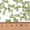 Baking Paint Transparent Colours Glass Round Beads SEED-L011-13A-06-4