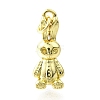 Brass Pendants KK-V007-38G-1