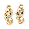 304 Stainless Steel Enamel Pendants STAS-I346-19G-04-1
