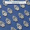 30Pcs 201 Stainless Steel Pendants STAS-CJ0002-36-3