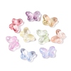 Gradient Color Baking Paint Transparent Glass Beads X-DGLA-N005-05-1