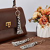 Imitation Leather Tassel Keychains KEYC-WH20005-004-4