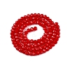 Opaque Solid Color Imitation Jade Glass Beads Strands LS-EGLA-A044-P4mm-D15-2