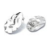 201 Stainless Steel Stud Earrings EJEW-K270-13P-2