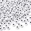 Flat Round Acrylic Beads MACR-PB37C9070-3-1