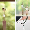 6Pcs 3 Colors Handmade Bright Glazed Porcelain Beads PORC-YW0001-32-6