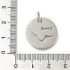 Anti-Tarnish 304 Stainless Steel Pendants STAS-M074-02D-P-3