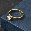 304 Stainless Steel Pave Cubic Zirconia Finger Rings for Women RJEW-B161-02G-01-2